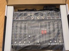 8 Channel Mixer 7 Band EQ Phantom Power Digital Effects Mixer Vocals Guitar Band