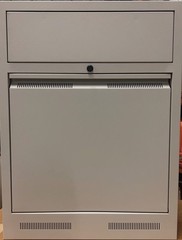 Lowell Rack-Wall Tiltout Surface, 24in W x 35in H x 5in D, Grey (L835S)