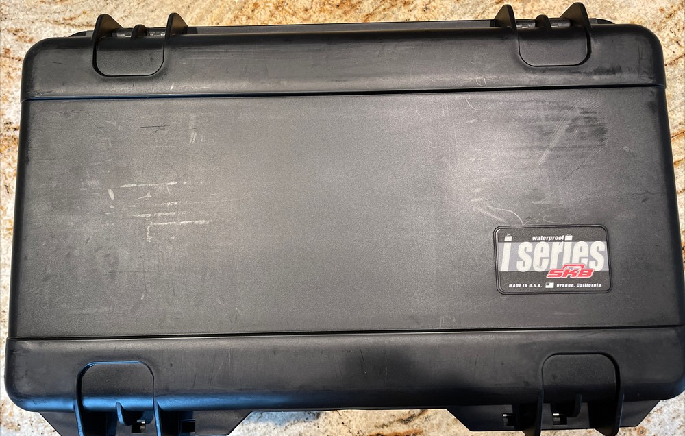 A SKB Case Mil-Std Waterproof Case 7in. Deep Empty w/ Wheels Handle 3I-2011-7B-E