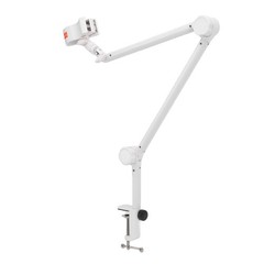 Adjustable Microphone Arm Stand Desk Mic Stand Mount Clamp 1kg Load Bearing KMCR