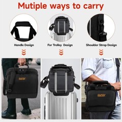 Padded Mixer Bag w/ Removable Strap & Handles, Fits 15×15″ Gear, Weather – Auray