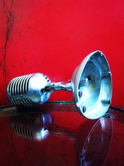 Vintage 1940’s Shure Brothers 55 Fatboy microphone Elvis w S-36 stand 55S 55SW 2