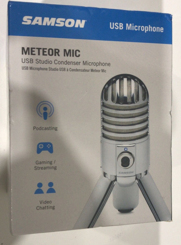 Samson Meteor Mic Condenser Wired – USB Professional Microphone (A3)