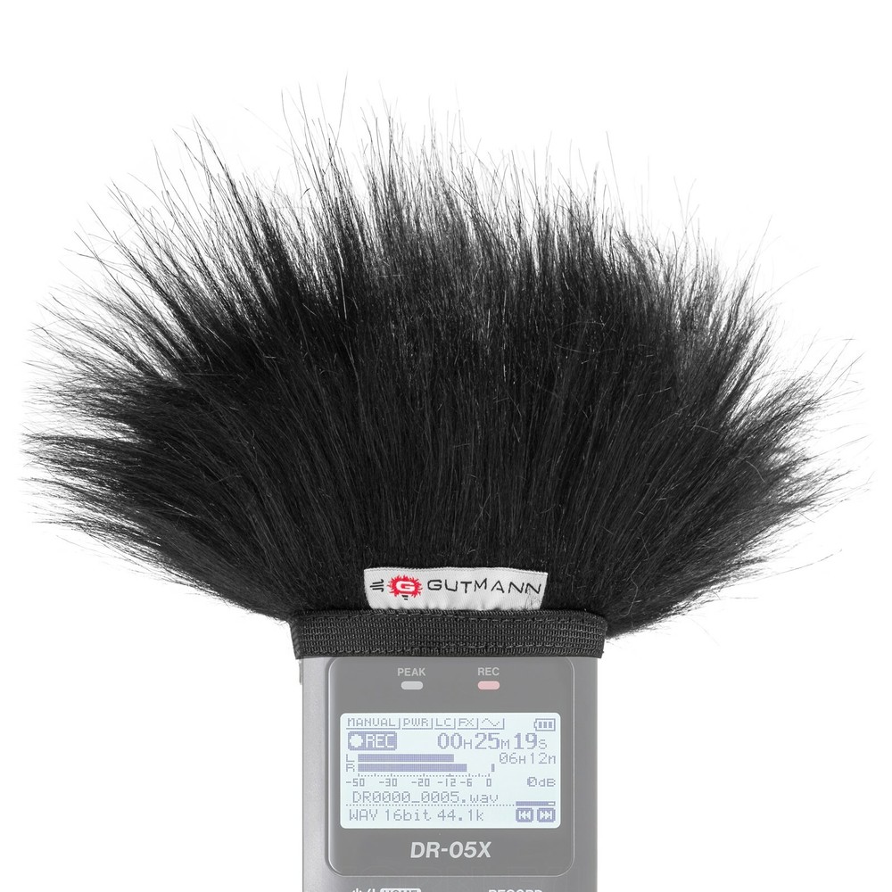 Gutmann Microphone Windscreen Windshield for Tascam DR-05X DR-05 V2 Prem Black
