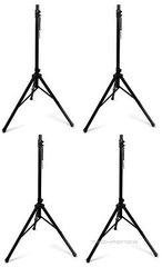 4 X AUDIOBAHN UNIVERSAL HEAVY DUTY TRIPOD FOR DJ PA SPEAKER EQUIPMENT STANDS SET