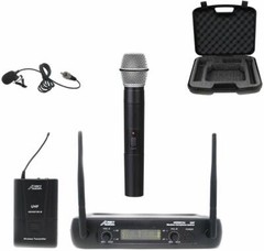 Audio2000’S AWM6074UL Dual-Channel UHF Wireless Microphone System – New