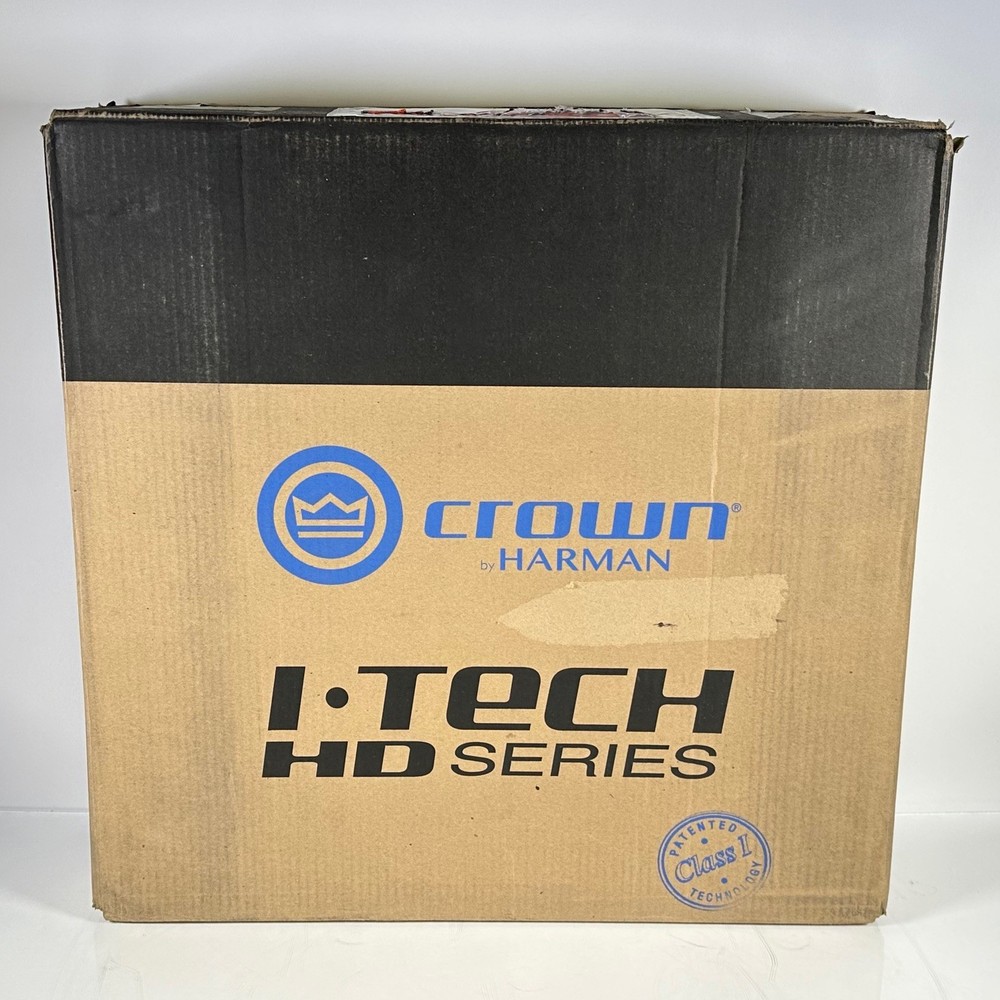 (NEW) CROWN Audio I-Tech 4x3500HD DriveCore 4-CH Power Amp 4X3500HDB-U-USFX