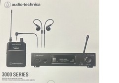 Audio-Technica ATW-3255DF2 3000 Series IEM In-Ear Monitor Wireless System