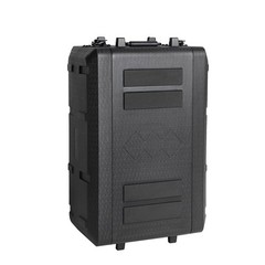 6U Rack Case Shallow 12/17″ Deep Flight Case Shock Mount for Amplifier Pro Audio