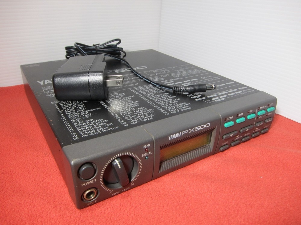 Yamaha FX500 Multi Effects Processor Guitar Effect w/ AC Adapter / Fast Shipping