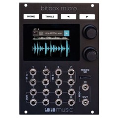 1010music Bitbox Micro Eurorack Compact Sampler with Touchscreen – Black