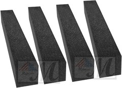 4 Pack 3″ x 3″ x 24″ Acoustic Studio Soundproofing Foam Corner Block Bass Traps