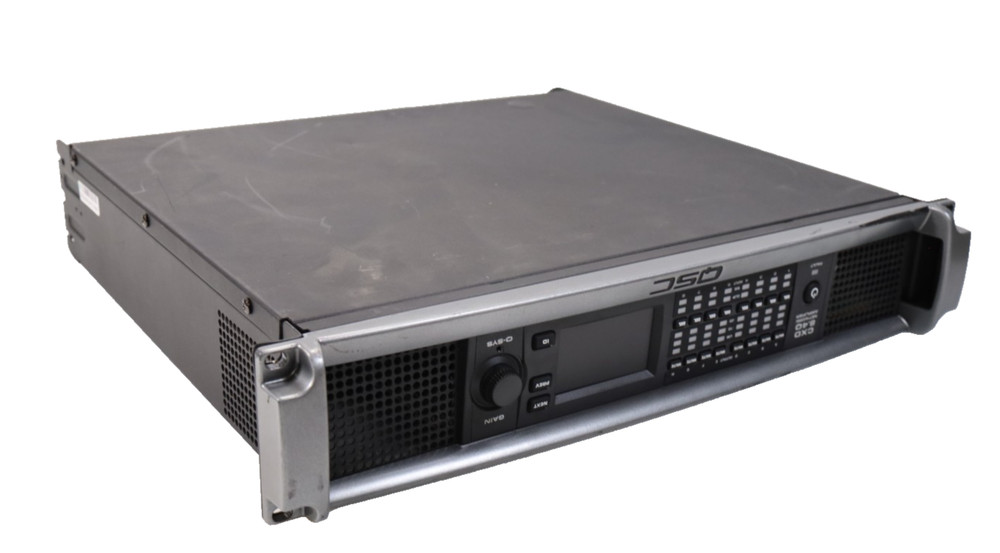 QSC CXD8.4Q 8-Channel Network Amplifier 4000W Q-SYS Mic Line Inputs Parts Repair