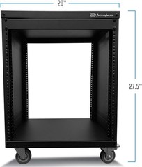 12U Open Frame Server Rack 19 Inch with Casters