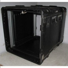 Rackmount 11U 19×24 ECS Composite Shockmount Electronics Black Equipment Case