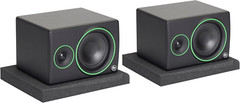 Pair of (2) Acoustic Foam Isolation Pads for Studio Monitors, Fits 6.5″ Speakers