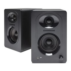 SAM30 3-Inch Powered Studio Monitors Pair Featuring Polypropylene Woofer and 3/4