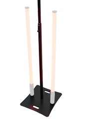 Rockville RLF2 BLACK 10 Foot Solid Base Speaker/Lighting/Projector DJ Stand+Bag