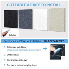 Sound Absorber – 31.5 X 23.6 X 0.4 Inches 6 Pack High Density Acoustic Absorp…