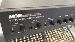 MCM Custom Audio 555-4925 PA MIXER AMPLIFIER 60W RMS