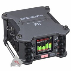Zoom F6 6-Input / 14-Track Multi-Track Field Recorder + 64GB Accessory Kit