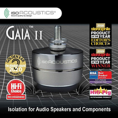 Gaia Series Isolation Feet for Speakers & Subwoofers (Gaia II, 120 Lb Max) – Set