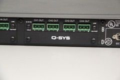 QSC Q-SYS I/O Frame Type 2 Network Interface With 2 COL4 Cards