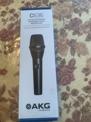 AKG C636 Handheld Vocal Microphone – Black