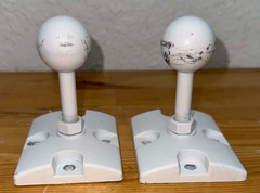 Pair Of JBL 179-00002-00 179-00002-01 Ball Mounts for Control 25 and 28 Speakers