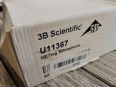 3B Scientific NETlog Microphone with 2m Cable, 50 Hz – 20 kHz Frequency OPEN BOX