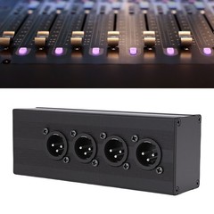 XLR 3 Pin Splitter Box With Robust Construction For PA System Easy To Use