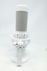 HyperX QuadCast S White 519P0AA USB Condenser Microphone RGB Lighting PC Used