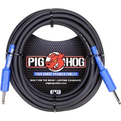 Pig Hog Speaker Cable 14 Gauge Wire 1/4″ to 1/4″(25 ft.) 25 ft.