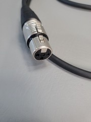 Rean XLR Female Jack to 3.5mm Male 1/8 TRS Stereo Microphone Mic Audio Cable 4ft