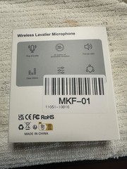 2 pc Wireless Lavalier Clip-on Microphones Crystal Clear Sound Perfect For Vlogs