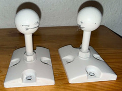 Pair Of JBL 179-00002-00 179-00002-01 Ball Mounts for Control 25 and 28 Speakers