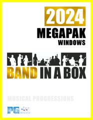 Band in a Box MegaPak 2024 – Win – Music Audio Software – Product License – NEW
