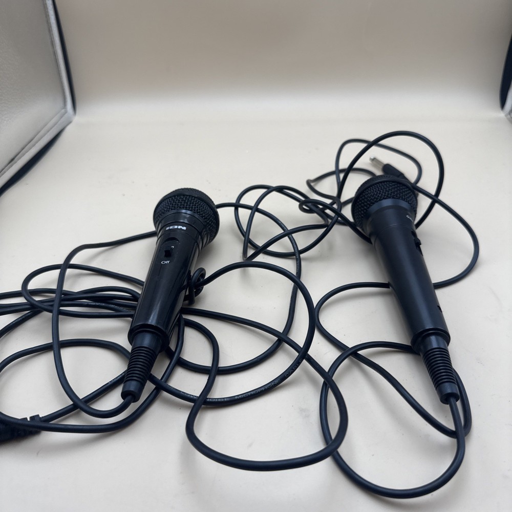 Lot Of 2 ION Audio Corded Speaker Microphone for Select ION Speakers