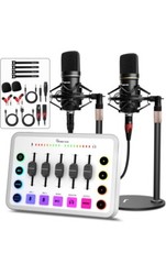 Hayner-Seek Audio Mixer Bundle For v2 DJ Audio Podcasts Live Streaming Open Box