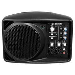 2x Mackie SRM150 150W Powered Speaker Active Monitor w/ 3-Chnl Mixer (Pair)