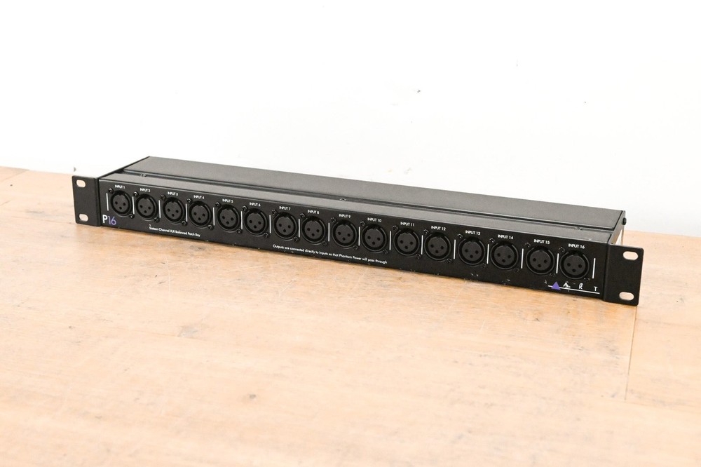 ART P16 16-Channel XLR Balanced Patchbay CG012FZ