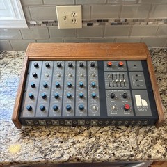 HOLMES MXP-6 Sound Board Mixing Console PA CONTROL CENTER -RARE- TURNS ON- READ!