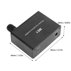 Microphone Preamp, Electret Microphone Amp, Adjustable Gain 0-20db Sound Ampl…