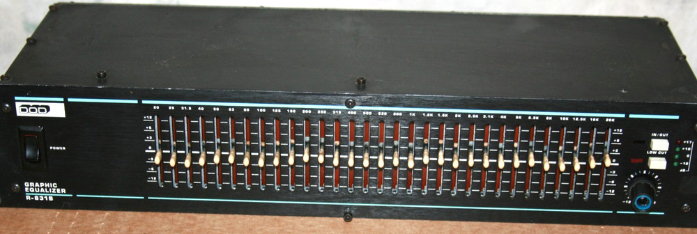 DOD R831B 31‑Band 1/3 Octave Graphic Equalizer Rackmount EQ – Tested