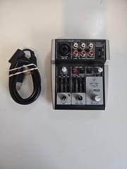 Behringer XENYX302 USB audio interface DAW mixer W/ Cord.