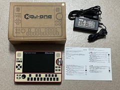 Cyberstep KDJ-ONE Portable Audio Workstation Retro Game Red Gold Tested