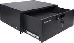 19-Inch 4U Locking Rack Drawer, with Protection Foam (STRD-4D)