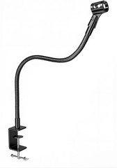 24-INCHS Flexible Gooseneck Microphone Stand with Heavy Duty Desk Clamp for Podc