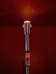 Vintage 1950’s DuKane 7A160 / Electro Voice 664 microphone LED lamp midcentury