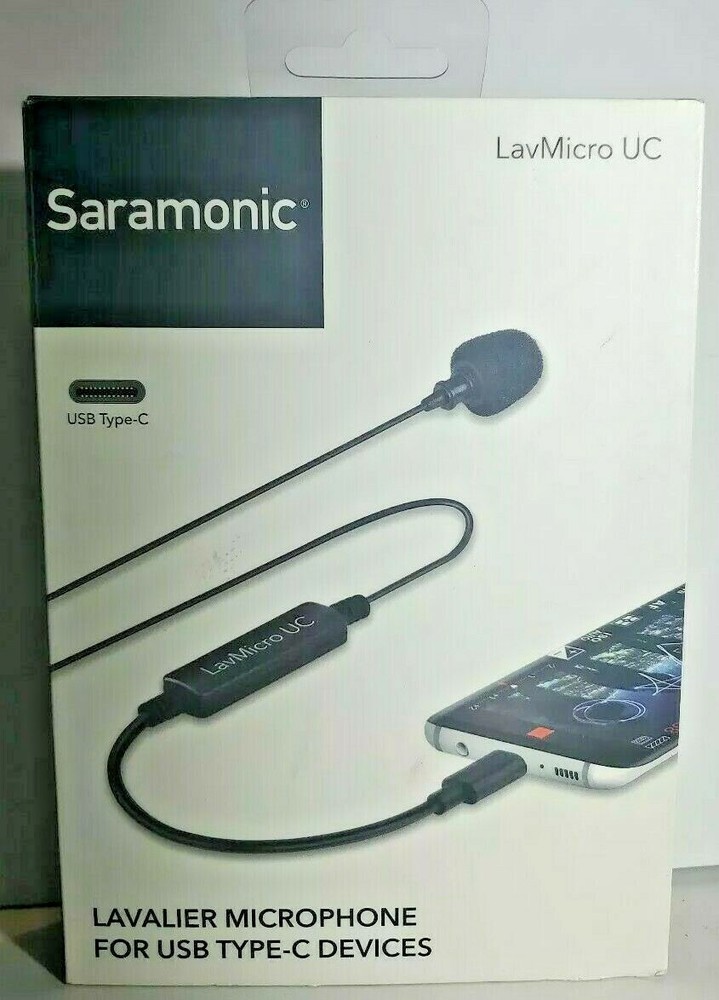 Saramonic LavMicro-UC Lavalier Omnidirectional Microphone for USB-C Smartphones